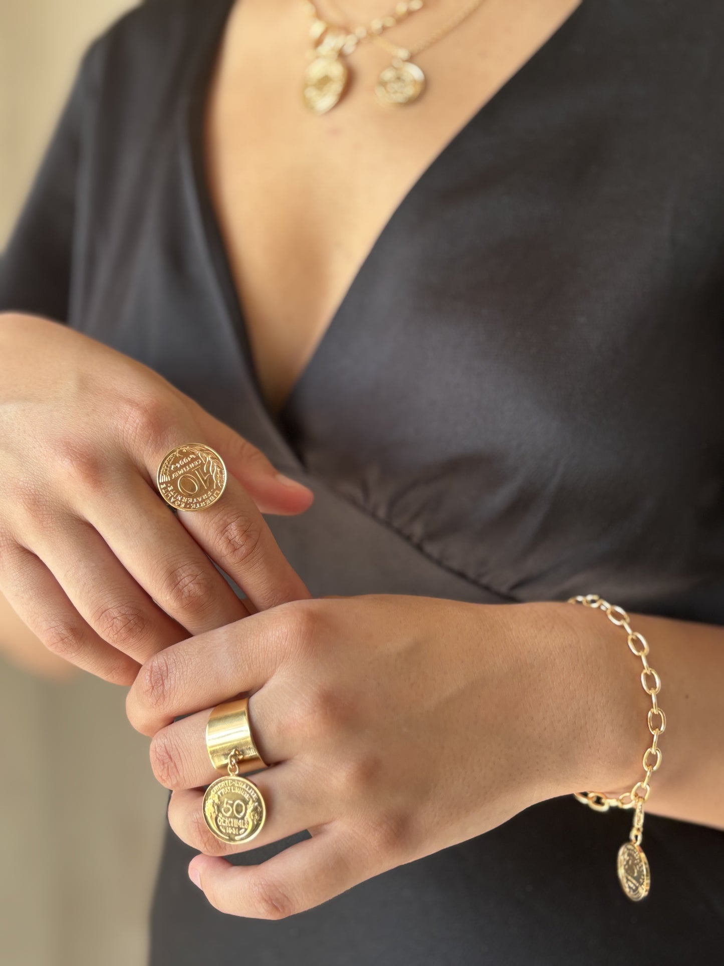 Bracelet Blanche - 50 centimes Morlon