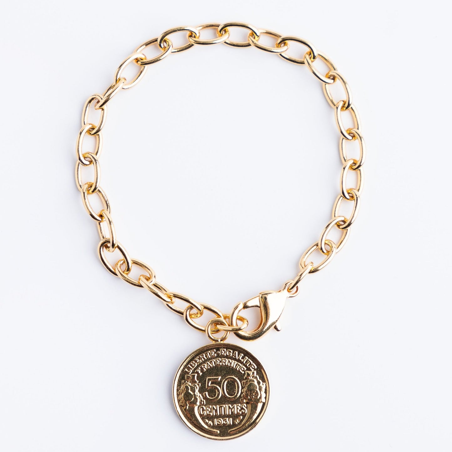 Bracelet  Blanche - 50 centimes Morlon